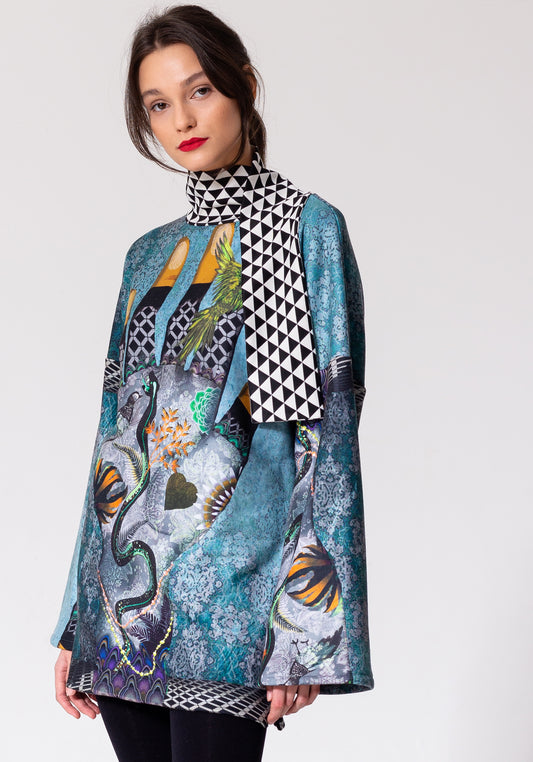 unique printed tunic