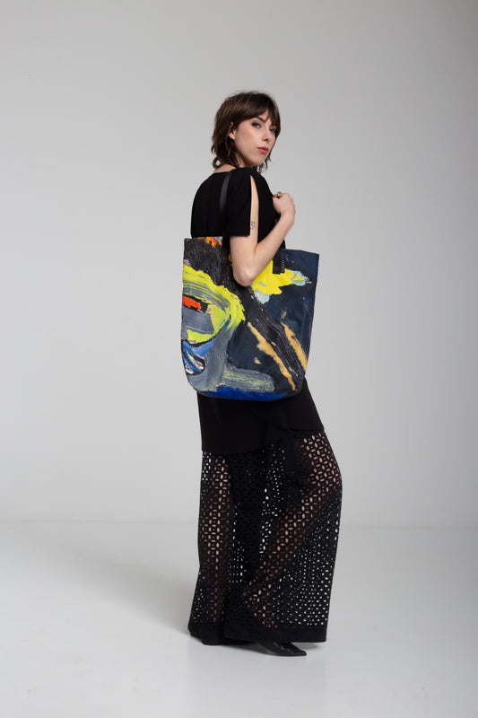 BLUE BIRD TOTE BAG