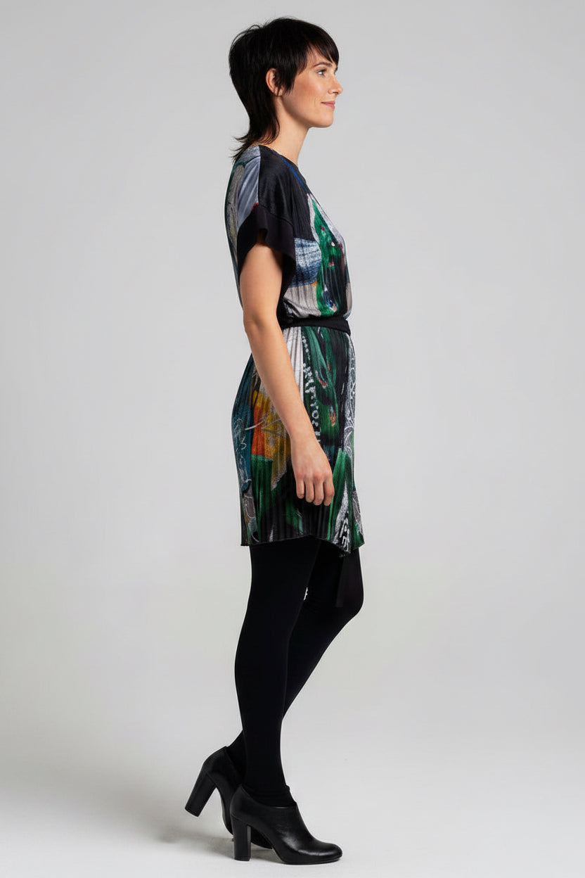 FOREST pleated dress