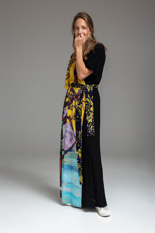 overlapped maxi dress artista budapest