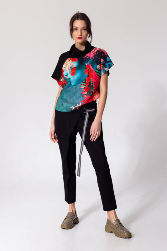 unique printed top