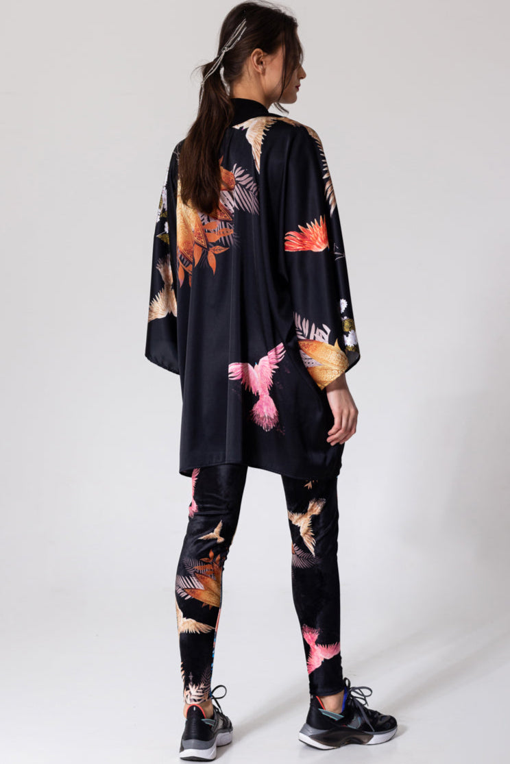 elastic velvet leggings