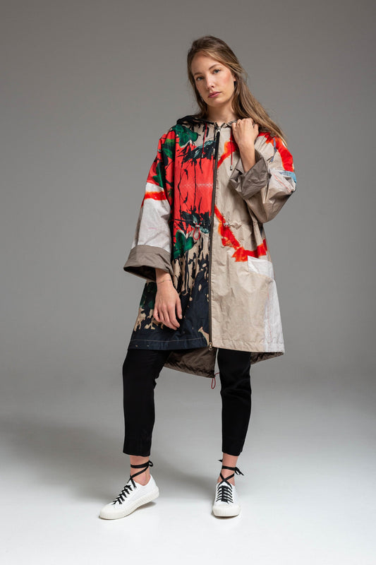 parka-style oversized waterresistant jacket artista budapest