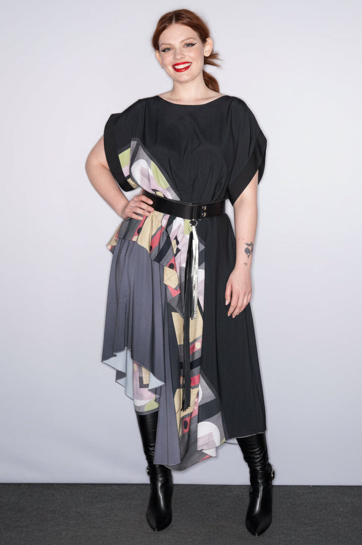 Harper Asymmetric Maxi Dress
