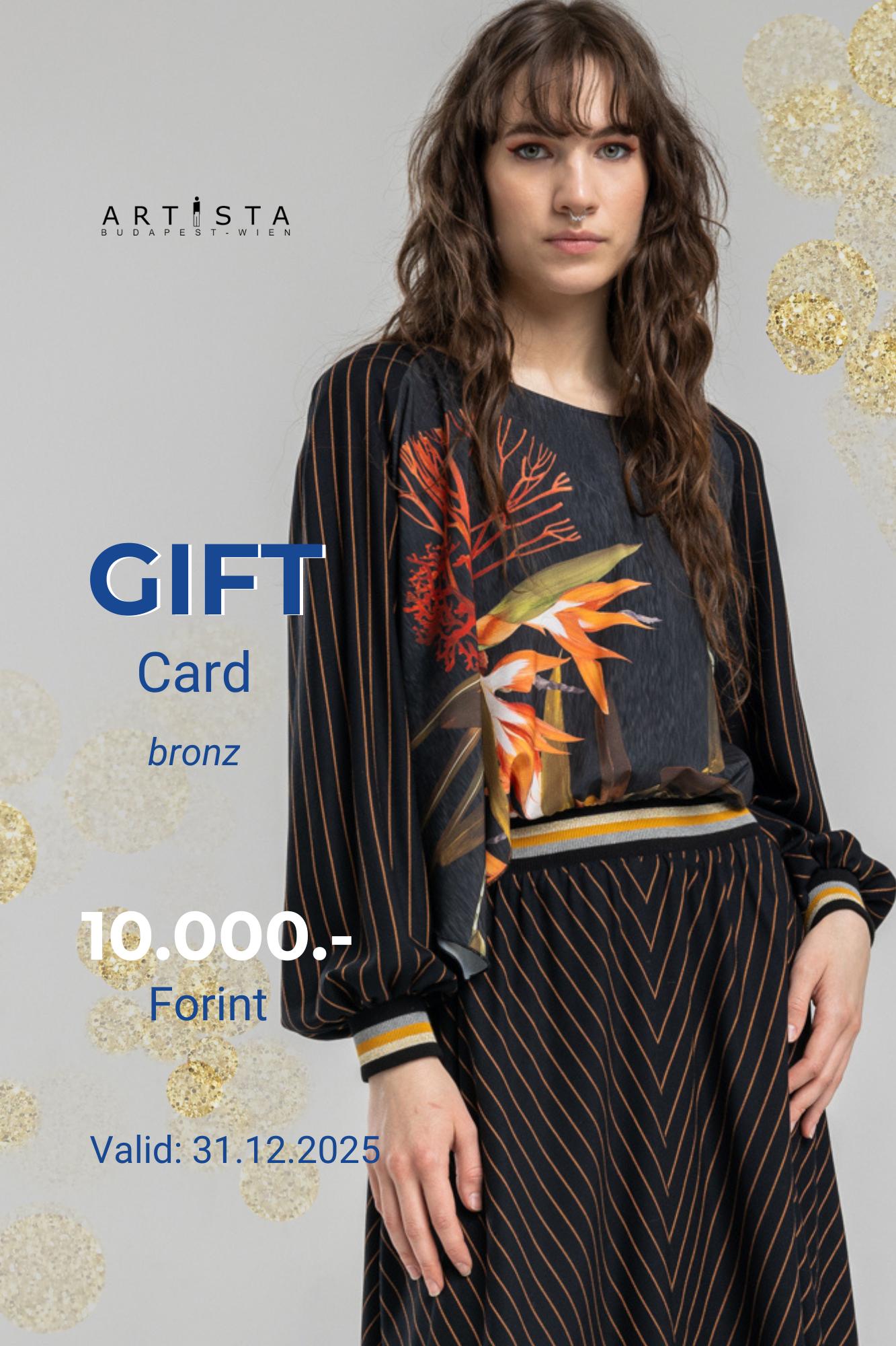 ARTISTA Gift Card Bronz