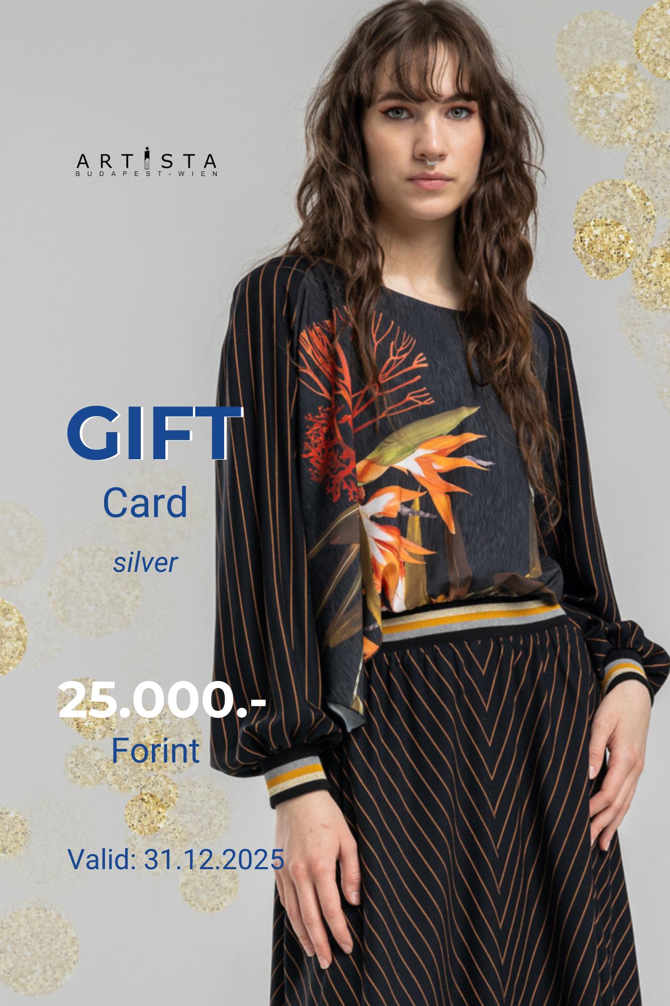 ARTISTA Gift Card Silver