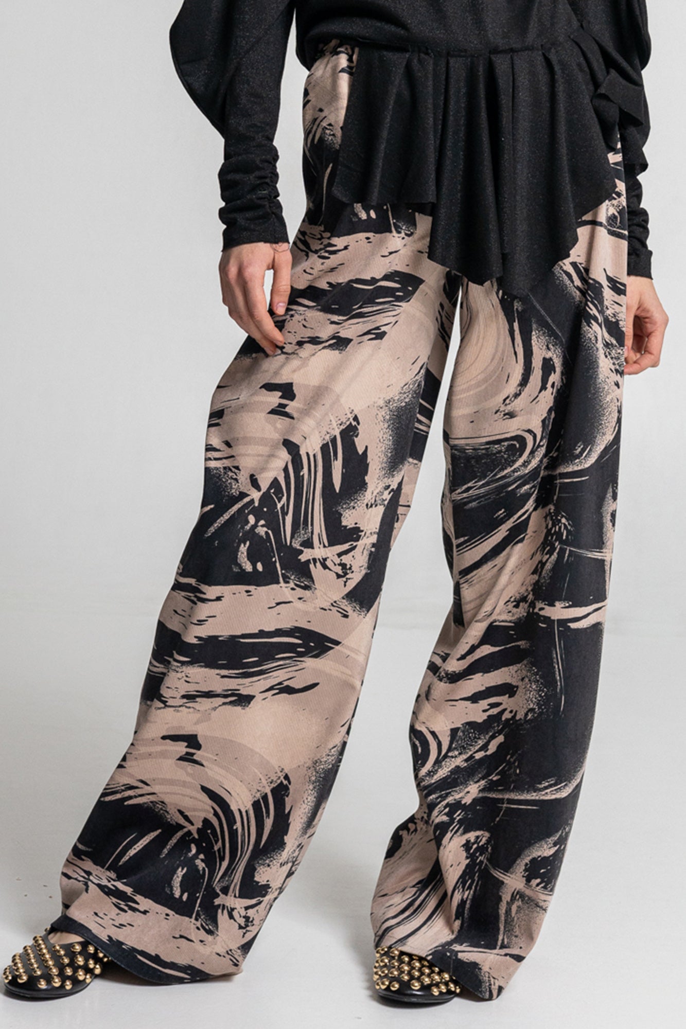 Amber High Waisted Palazzo Pants