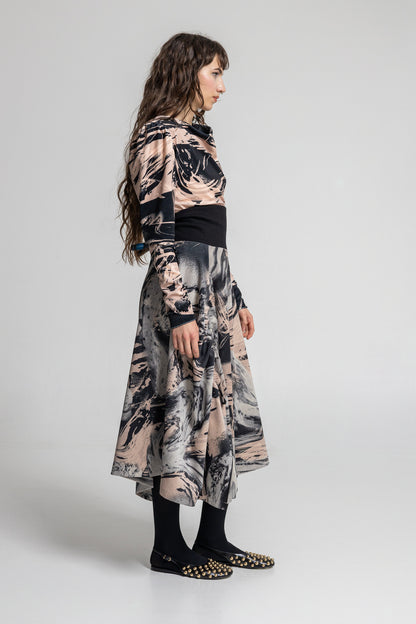 long sleeves soft elastic velvet top