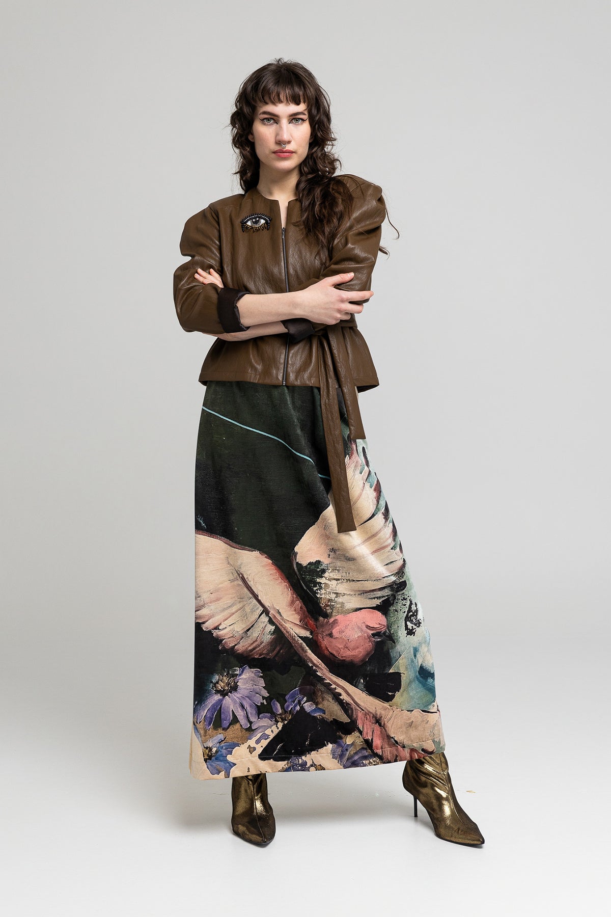 easy elastic maxi skirt artista budapest
