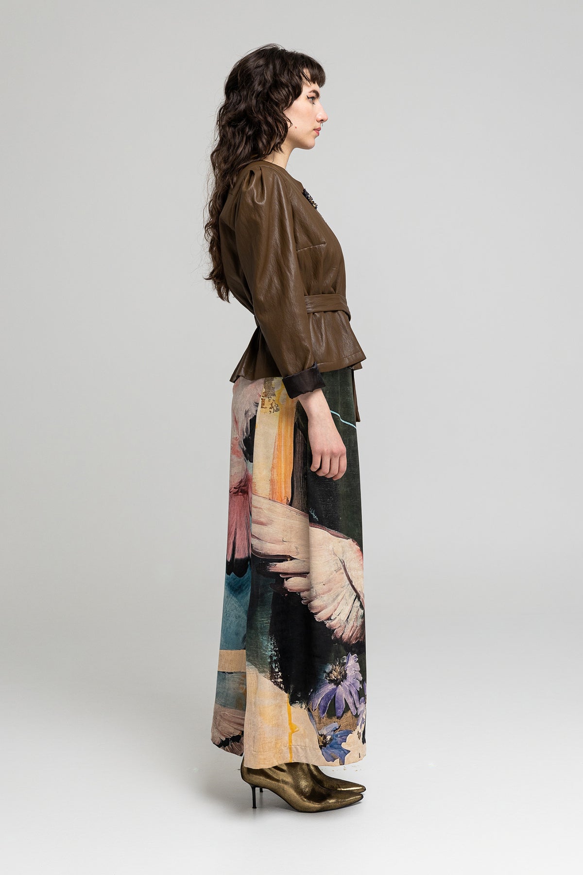 straight elastic maxi skirt artista budapest