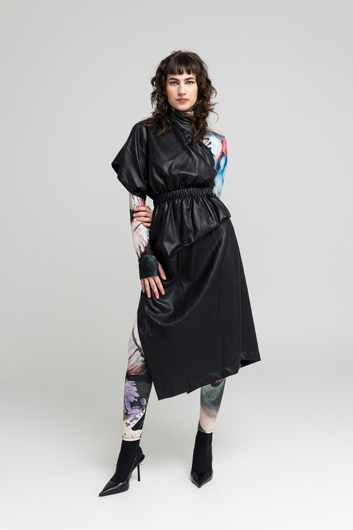 Angie Printed Elastic Leggings