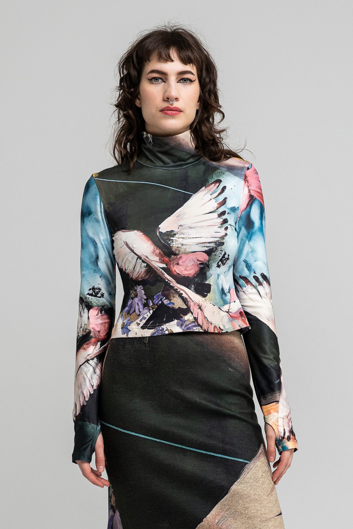 Angie Thumbhole Cuff Turtleneck