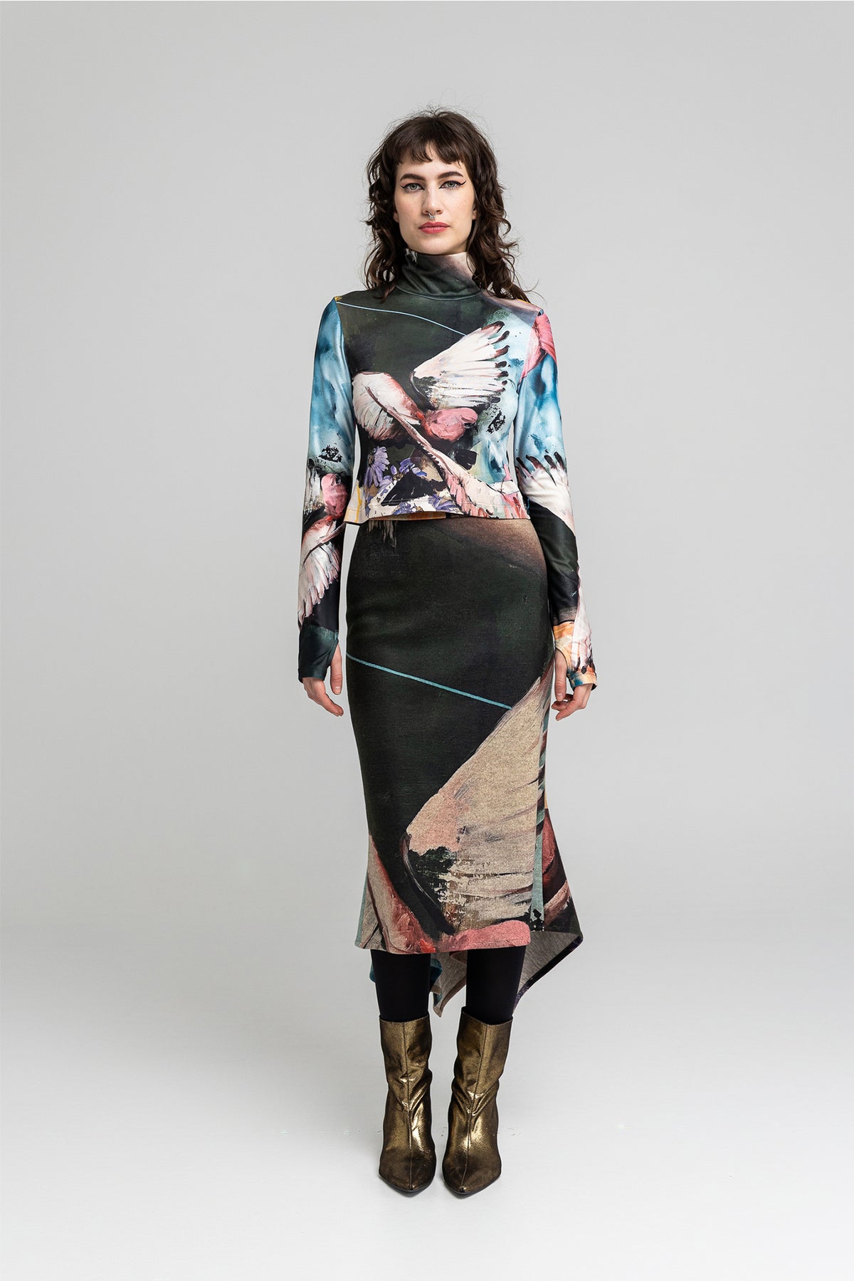 Angie Thumbhole Cuff Turtleneck
