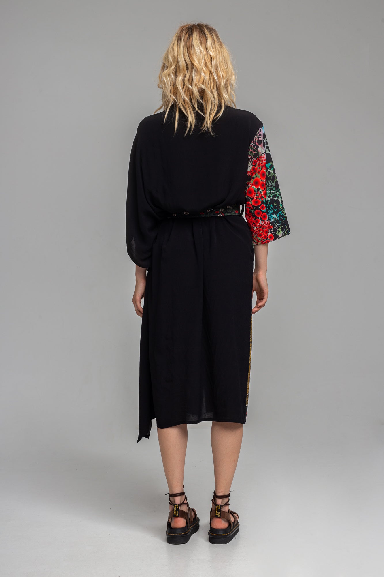 BALANCE JIN asymmetric shirtdress