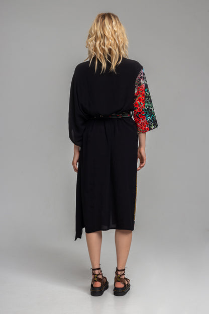 printed shirt dress flattering silhouette artista budapest