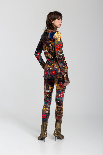 turtleneck with elongated cut