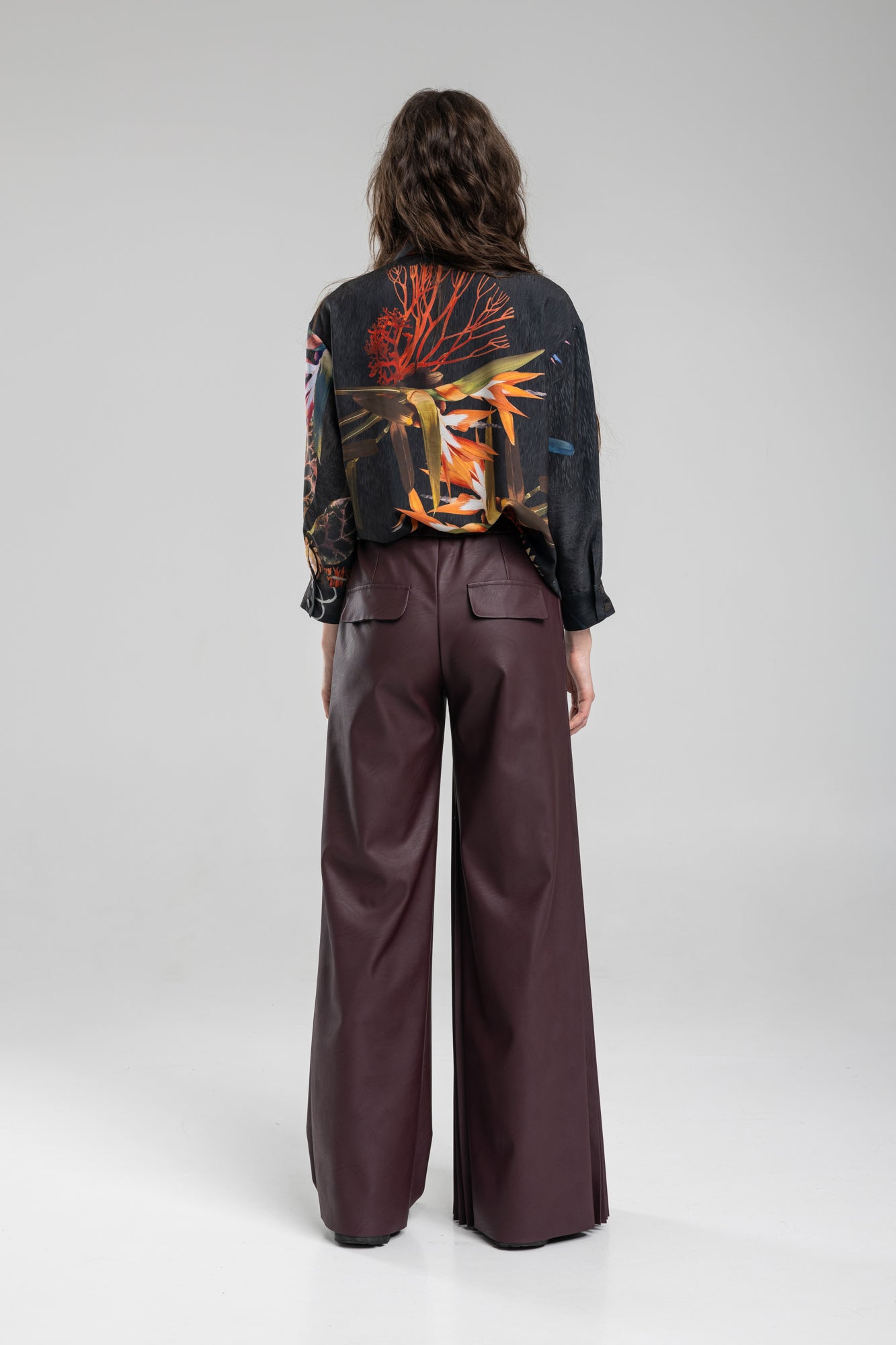 Bold Pleated Pants