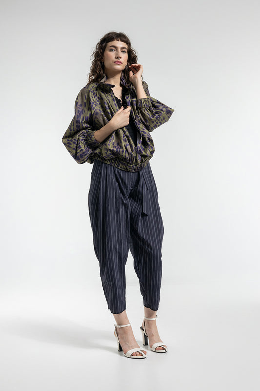 Breath Printed Zipped Jacket