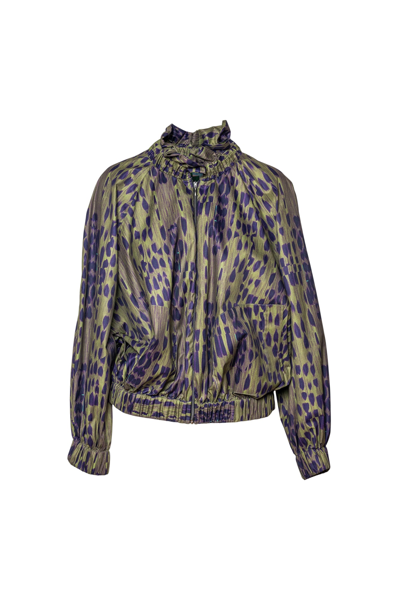 Breath Printed Zipped Jacket