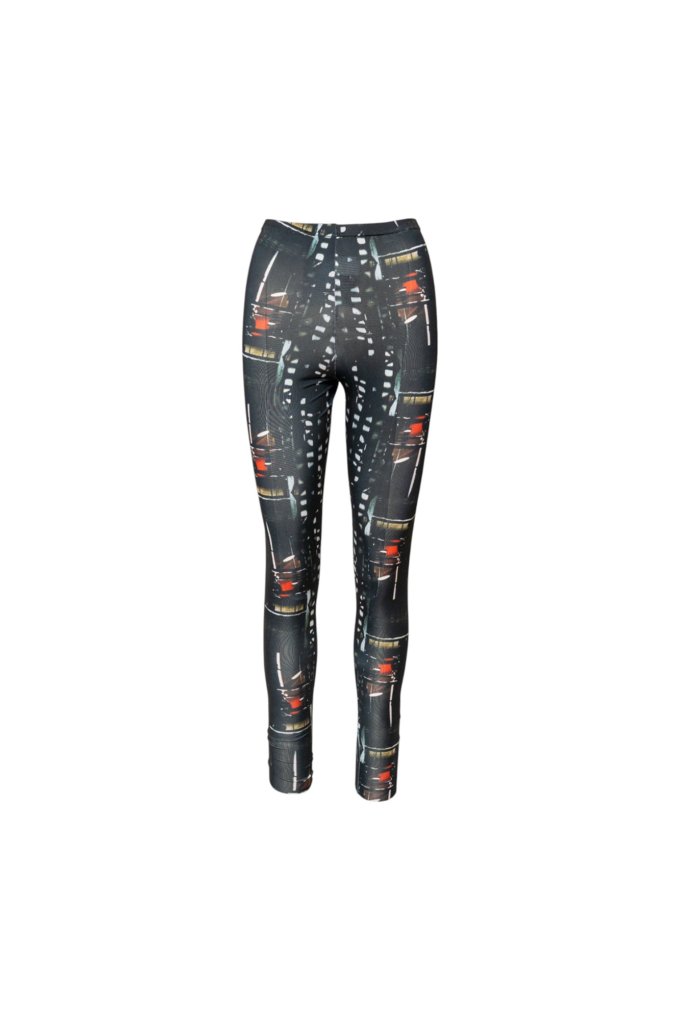 Bright Printed Elastic Leggings