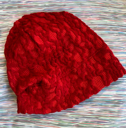 Cherry soft knitted beanie artista budapest