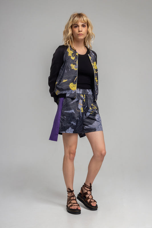 v-neck cotton blend bomber jacket artista budapest