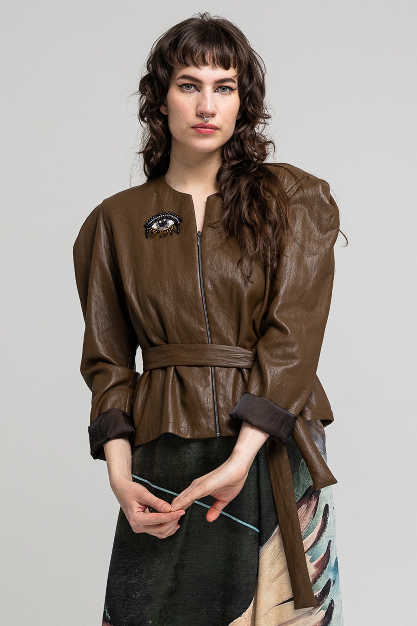 Elara Eco-Leather Jacket