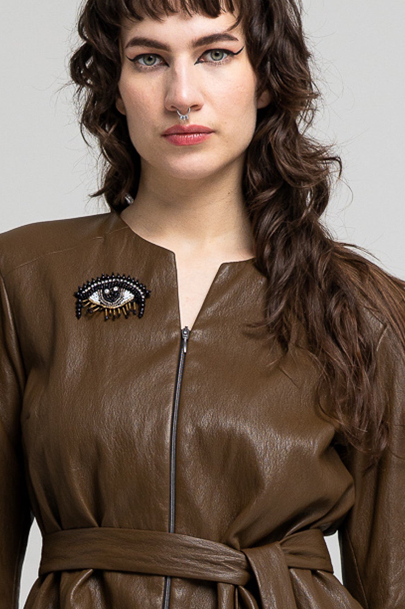 Elara Eco-Leather Jacket