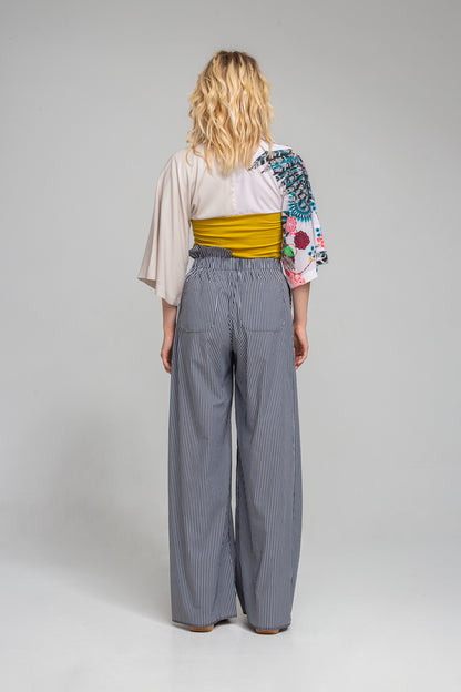 palazzo pants with elasticated waist artista budapest