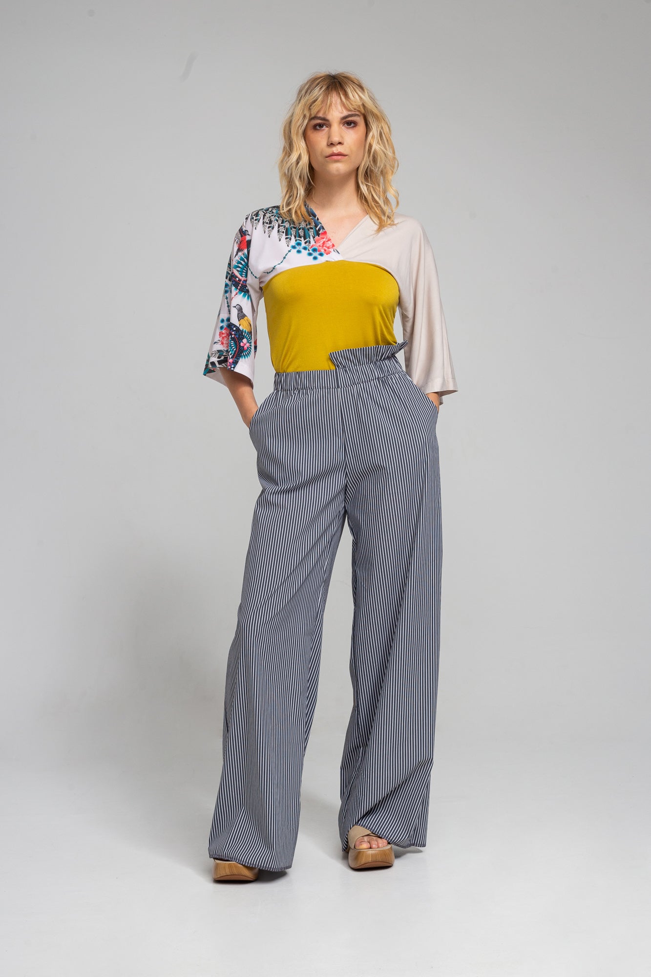 FLOOD high waisted palazzo pants