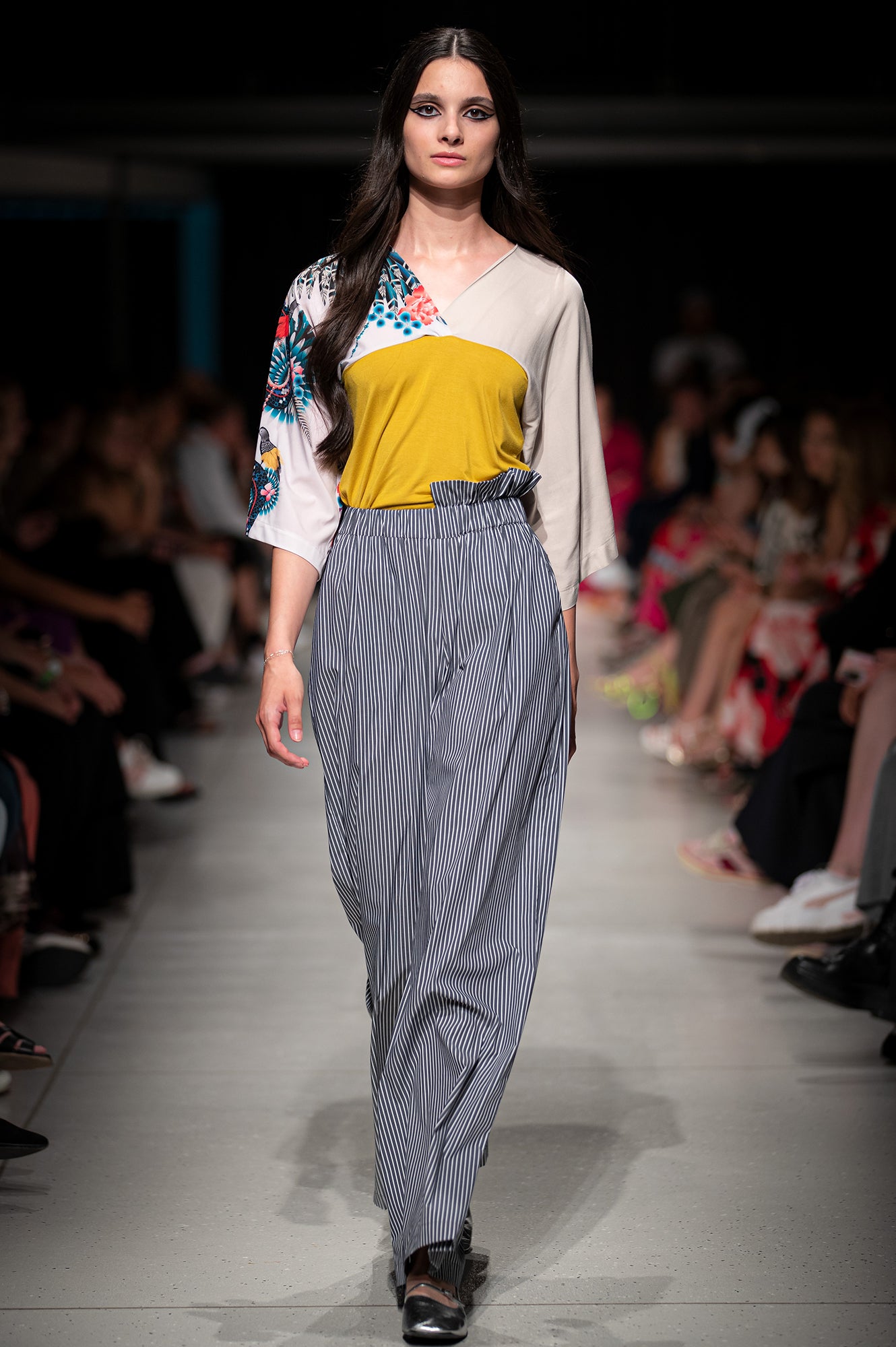 Flood high-waisted palazzo pants at BCEFW