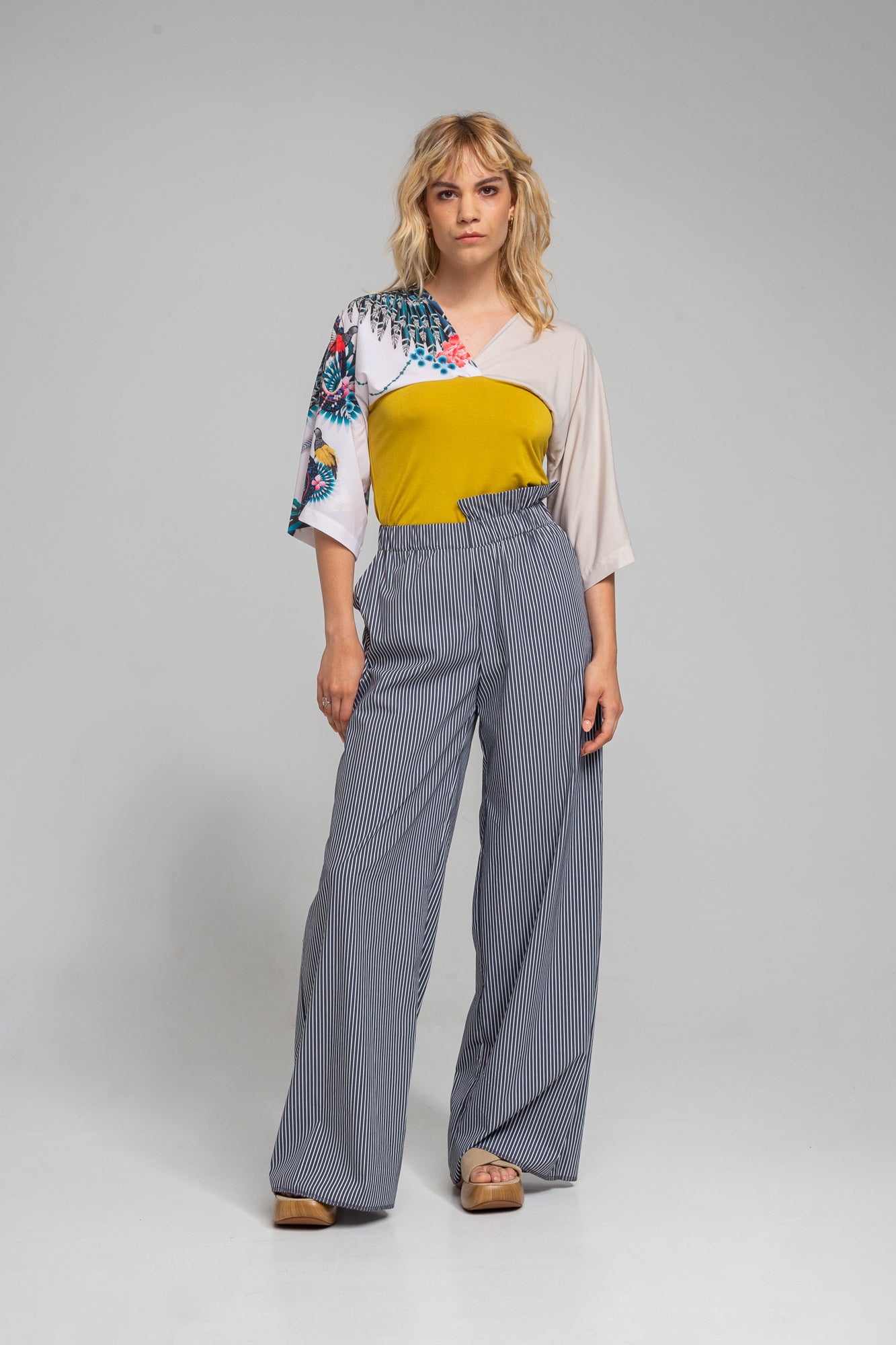 FLOOD high waisted palazzo pants