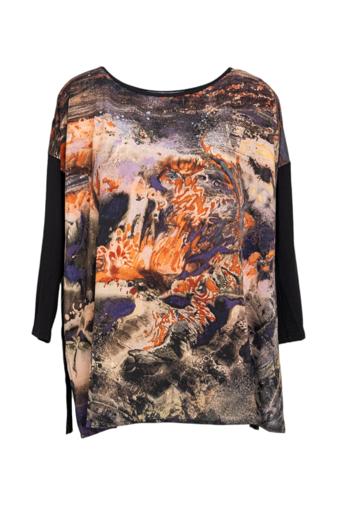 Boxy fit top with casual design