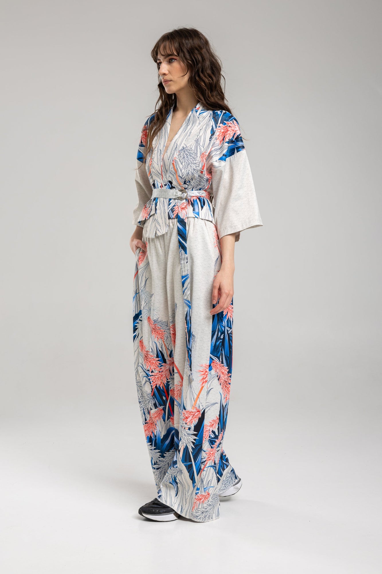 palazzo pants from cotton satin blend artista budapest