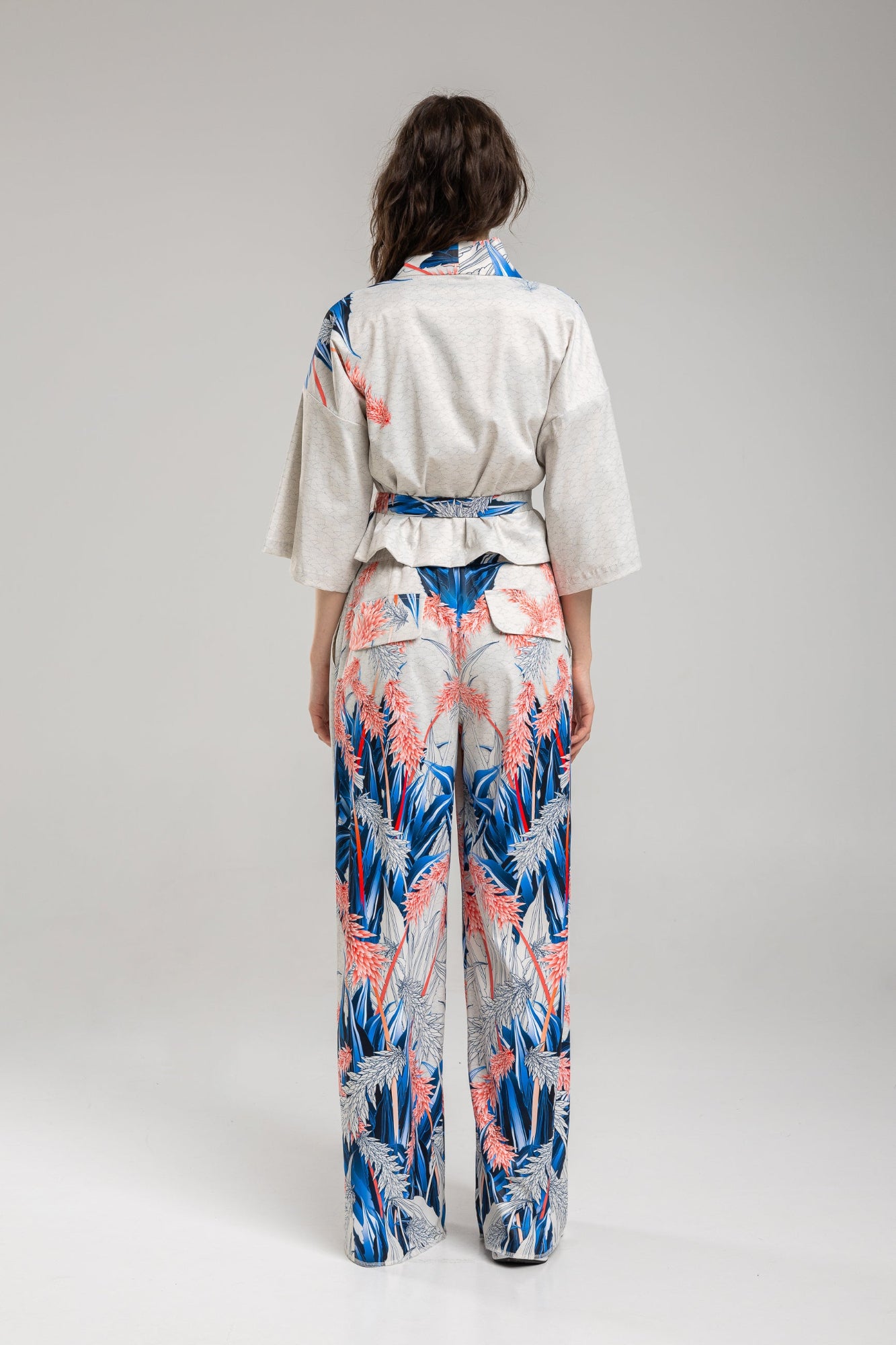 wide leg cut palazzo pants