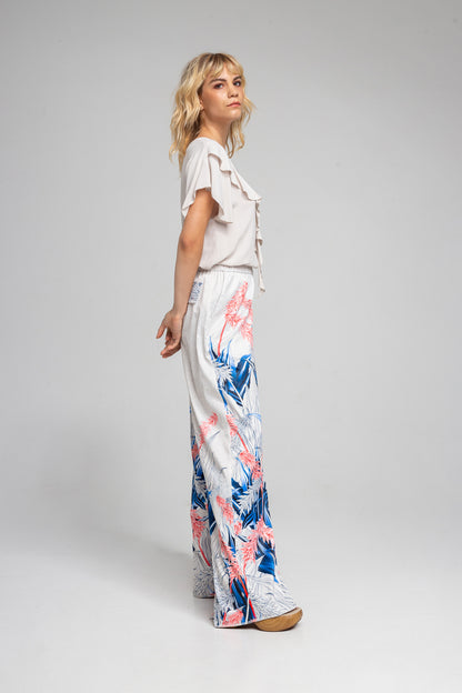 oriental printed palazzo pants artista budapest