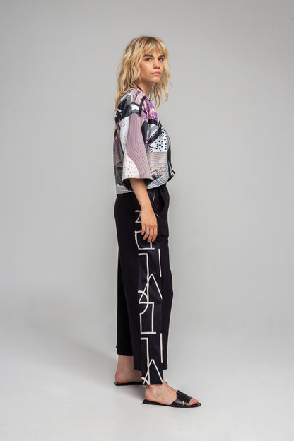 GAIA cropped kimono