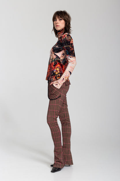 turtleneck with thumbwhole cuffs