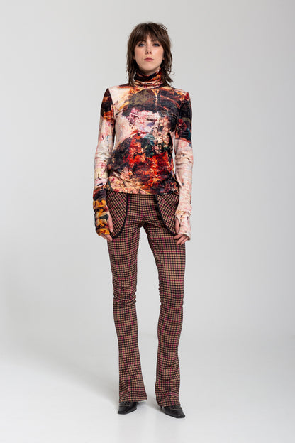 velvet turtleneck