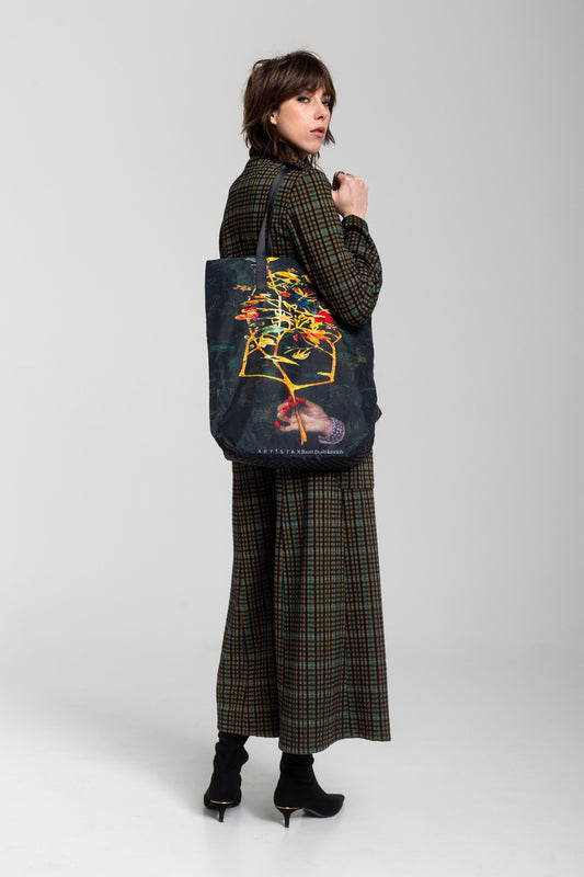 unique printed tote bag