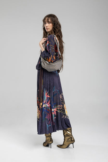 Grace Pleated Midi Skirt