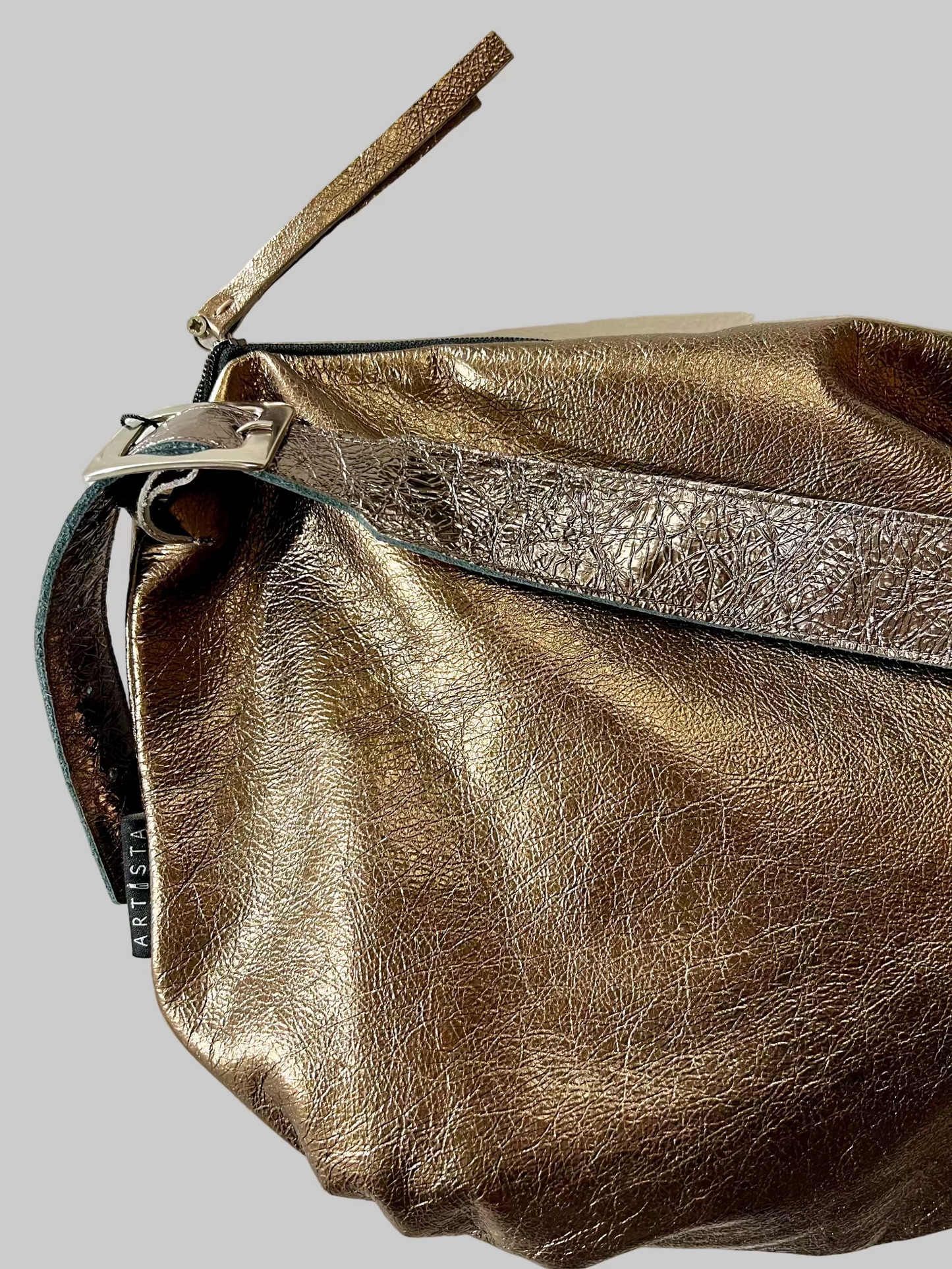 BRONZE LEATHER little Bubble Bag