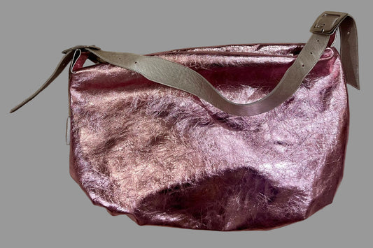 Rose Leather Bubble Bag