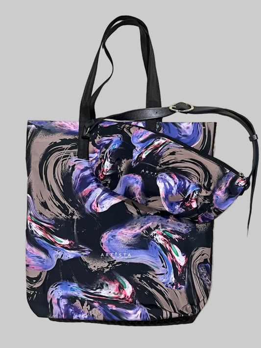 Moire Tote & Bum bag