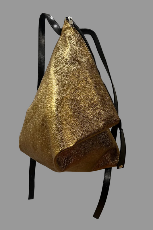 BRONZEE leather Backpack