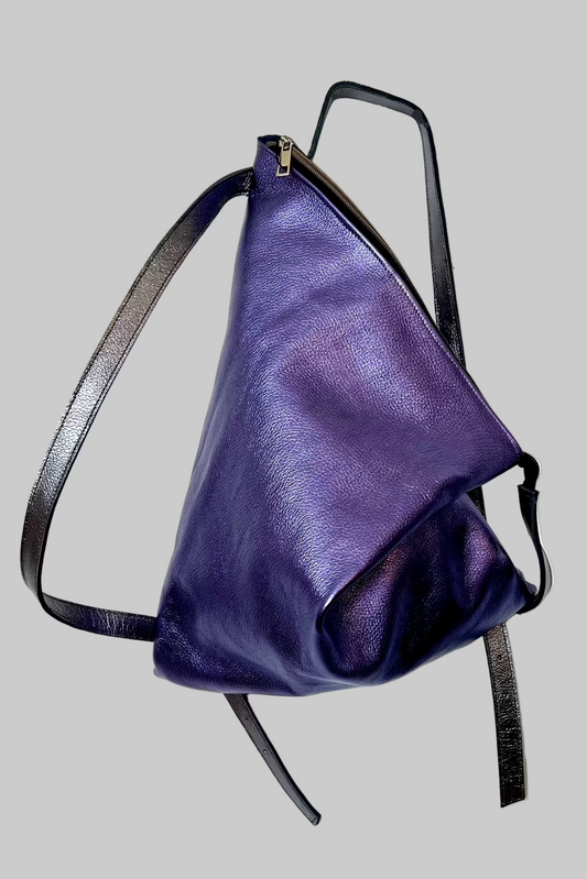 MAGIC LILAC leather backpack