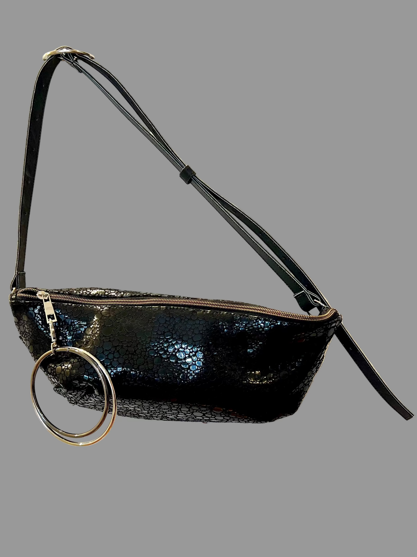 BLACK COFFEE leather bum bag