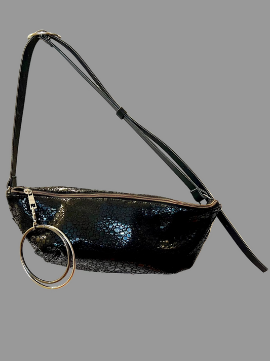 BLACK COFFEE leather bum bag