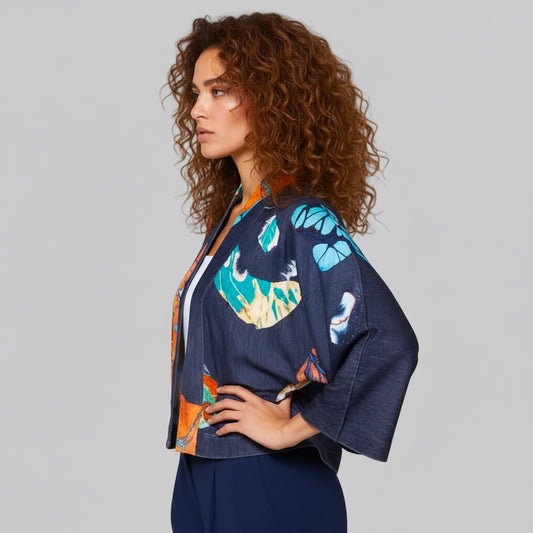 Bluewater Velvet Cardigan