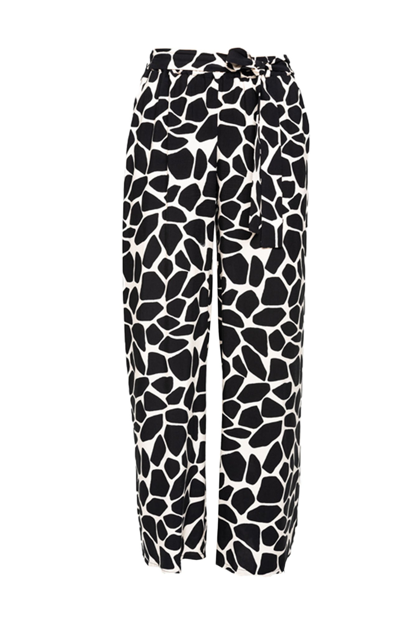 IZA printed palazzo leg pants